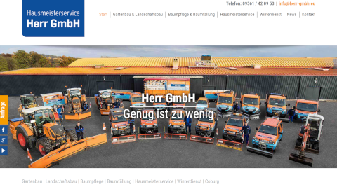 Hausmeisterservice Herr - Referenz bei Webspace-Verkauf.de