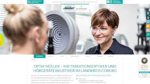 Optik Müller - Referenz bei Webspace-Verkauf.de